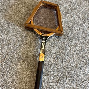 Vintage Bancroft Tennis Racquet Wood By Bjorn Borg Personal Used Tournament Play